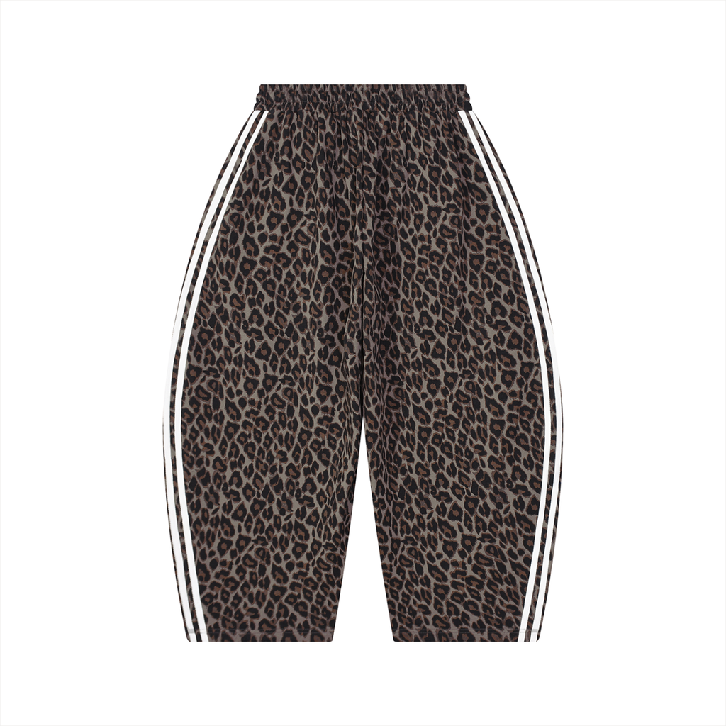 Joe's Jungle Unisex Leopard Barrel Leg Sweatpants