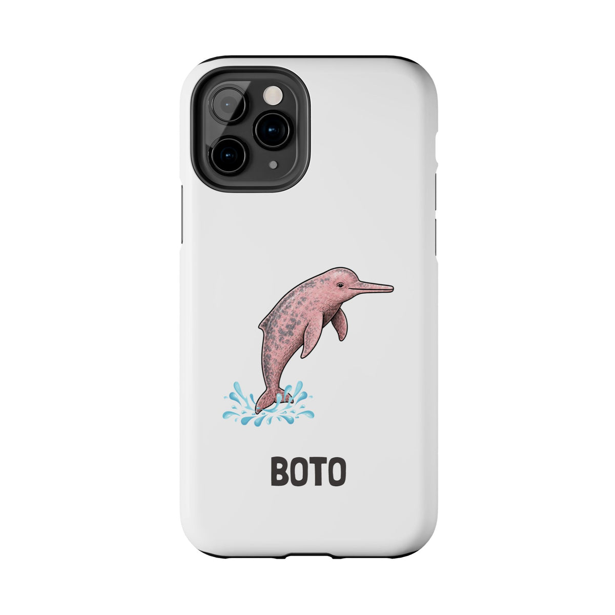 Pink Amazon River Dolphin (BOTO) Protective Phone Cover