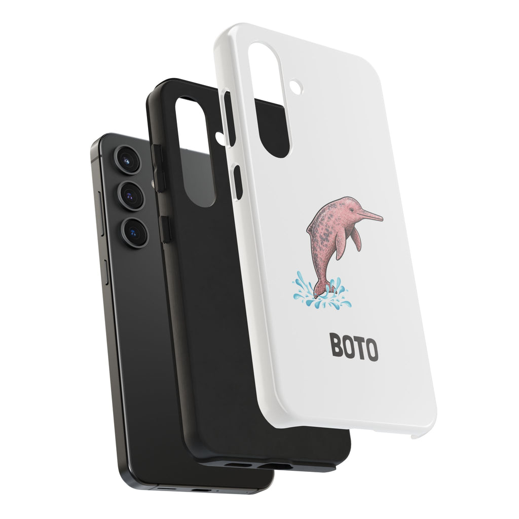 Pink Amazon River Dolphin (BOTO) Protective Phone Cover