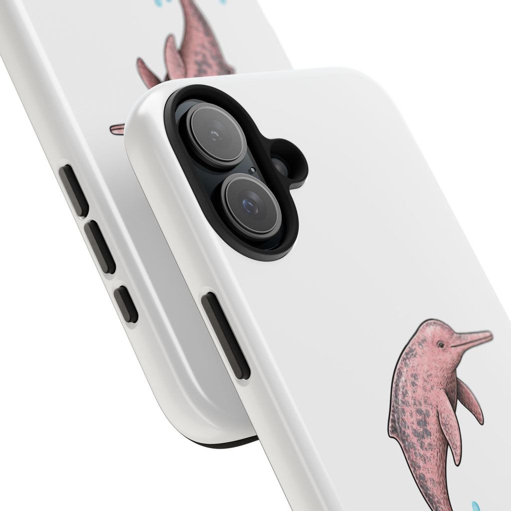 Pink Amazon River Dolphin (BOTO) Protective Phone Cover