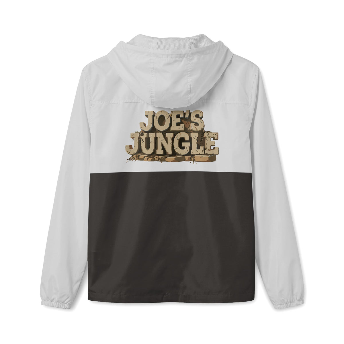 Jungle Initials Lightweight Quarter-Zip Windbreaker Jacket