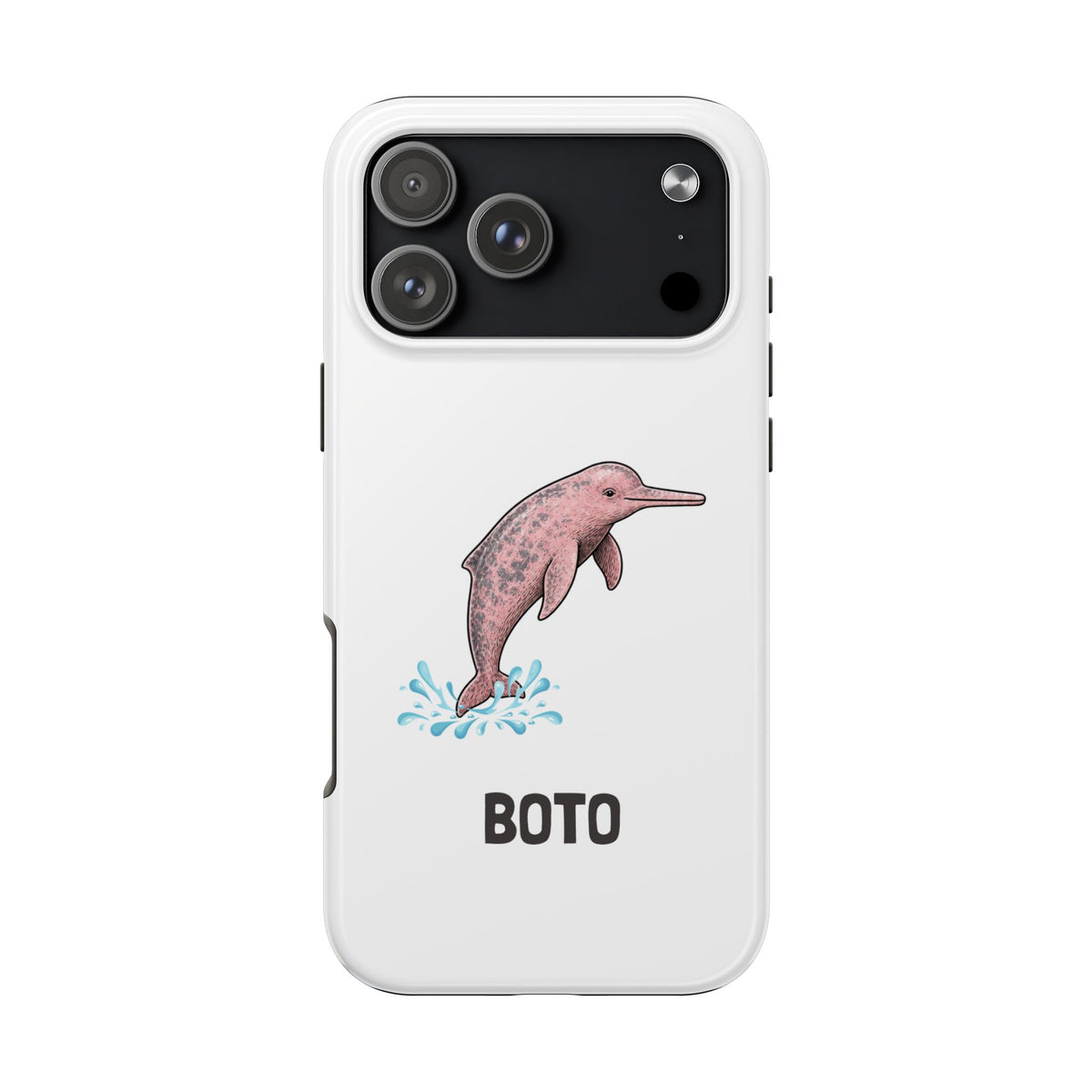 Pink Amazon River Dolphin (BOTO) Protective Phone Cover