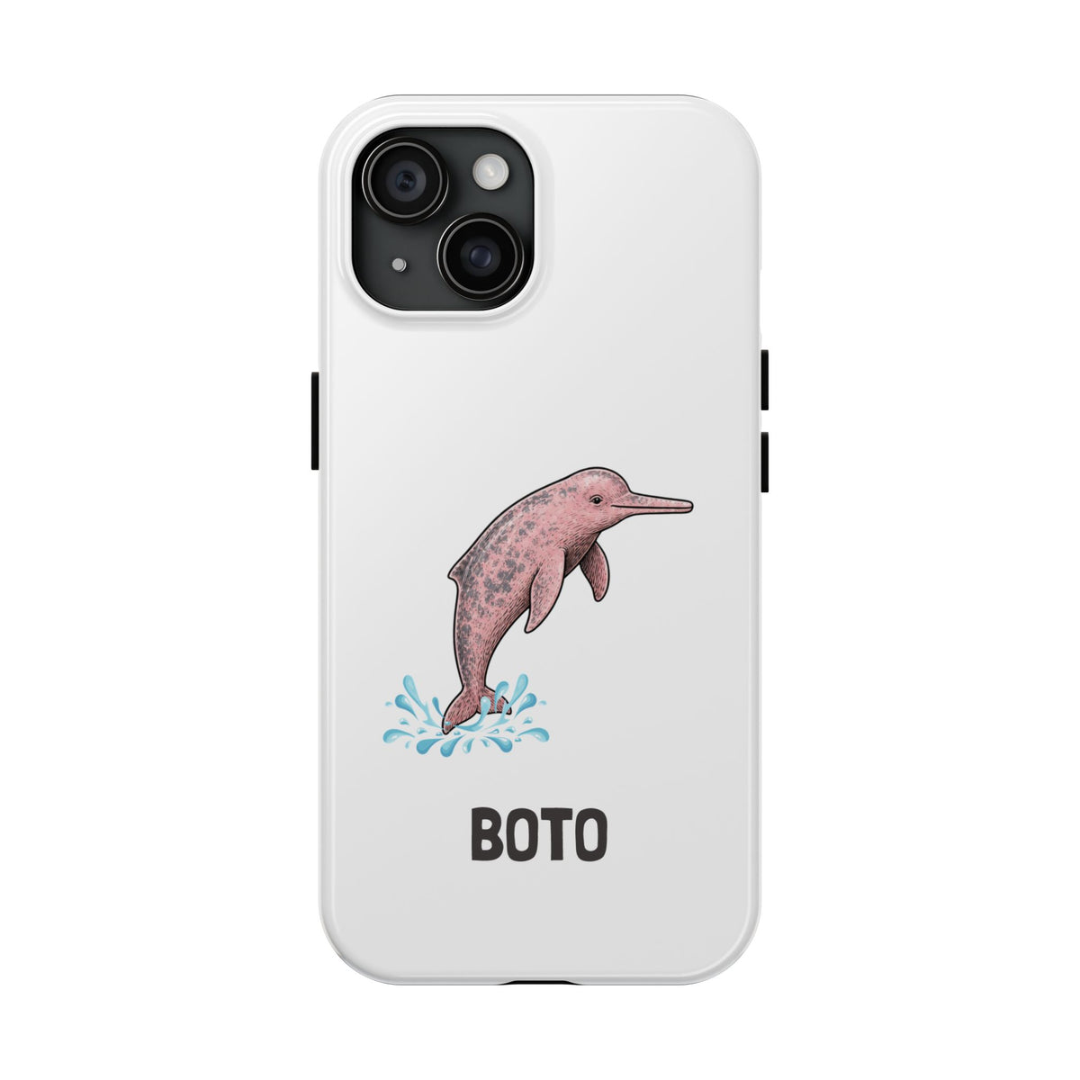 Pink Amazon River Dolphin (BOTO) Protective Phone Cover