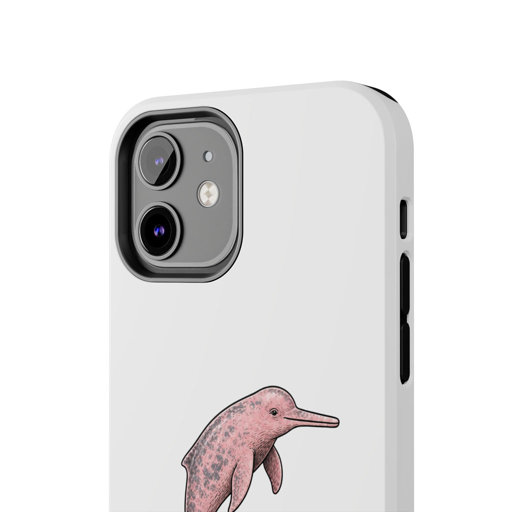 Pink Amazon River Dolphin (BOTO) Protective Phone Cover
