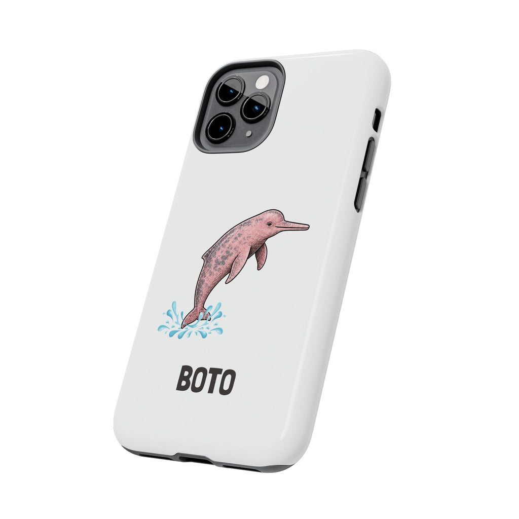 Pink Amazon River Dolphin (BOTO) Protective Phone Cover