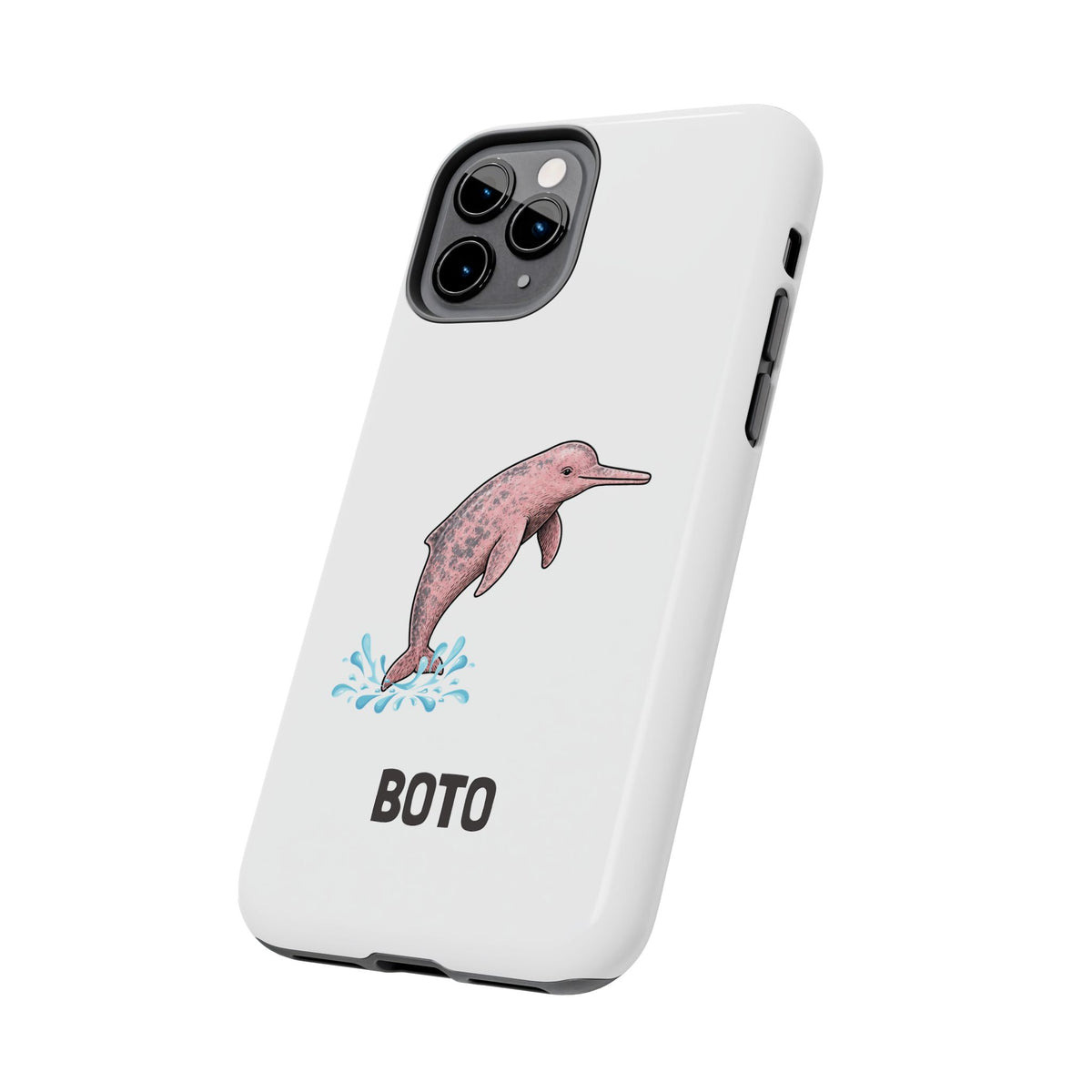Pink Amazon River Dolphin (BOTO) Protective Phone Cover