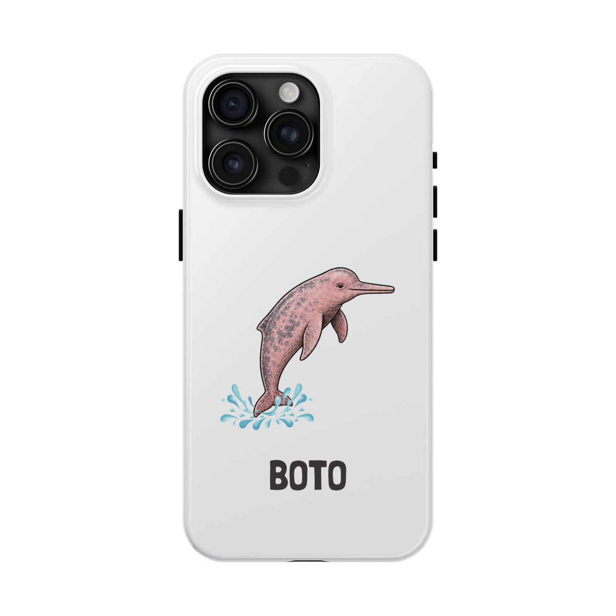 Pink Amazon River Dolphin (BOTO) Protective Phone Cover