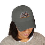Joe's Jungle Logo Distressed Dad Hat (Embroidery)