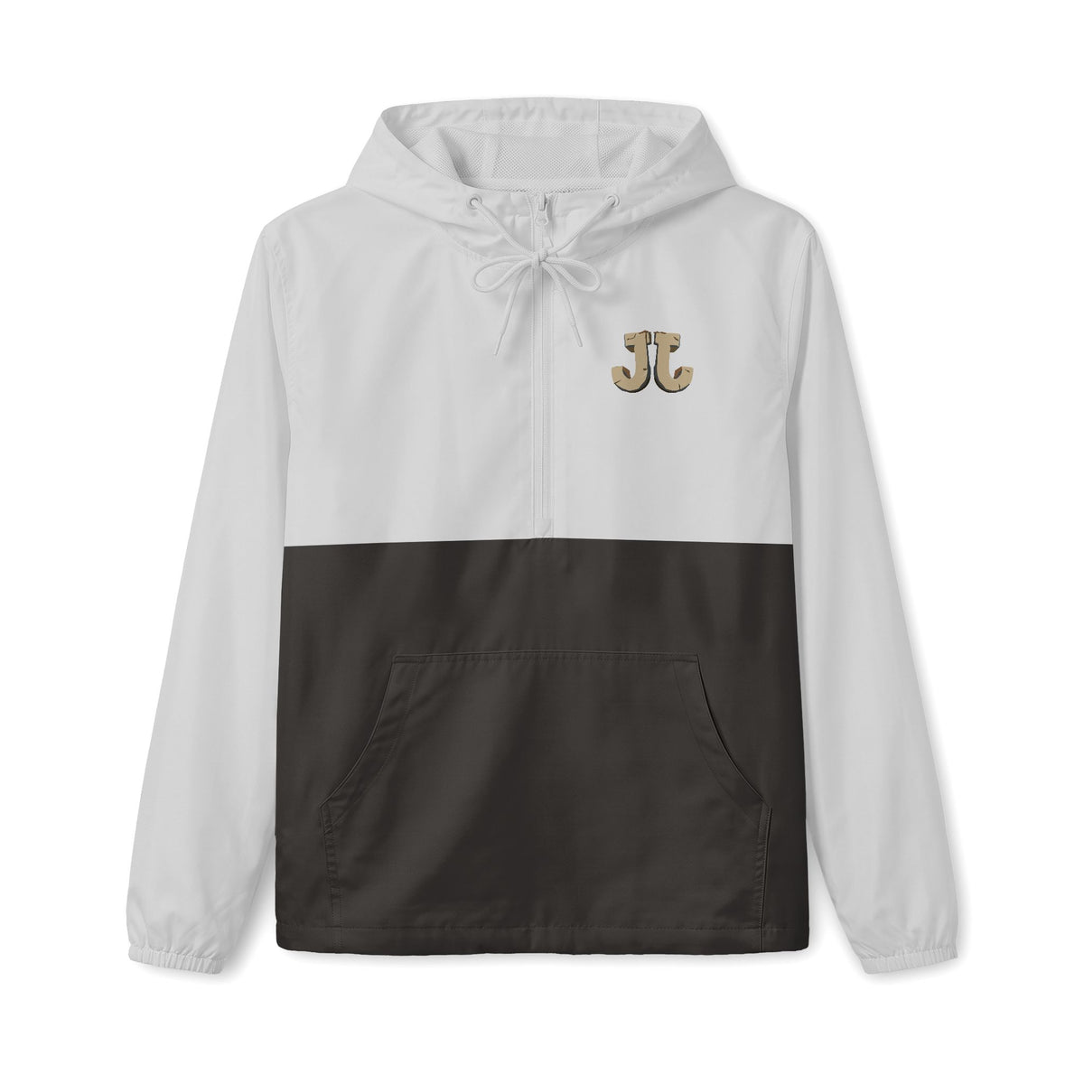 Jungle Initials Lightweight Quarter-Zip Windbreaker Jacket