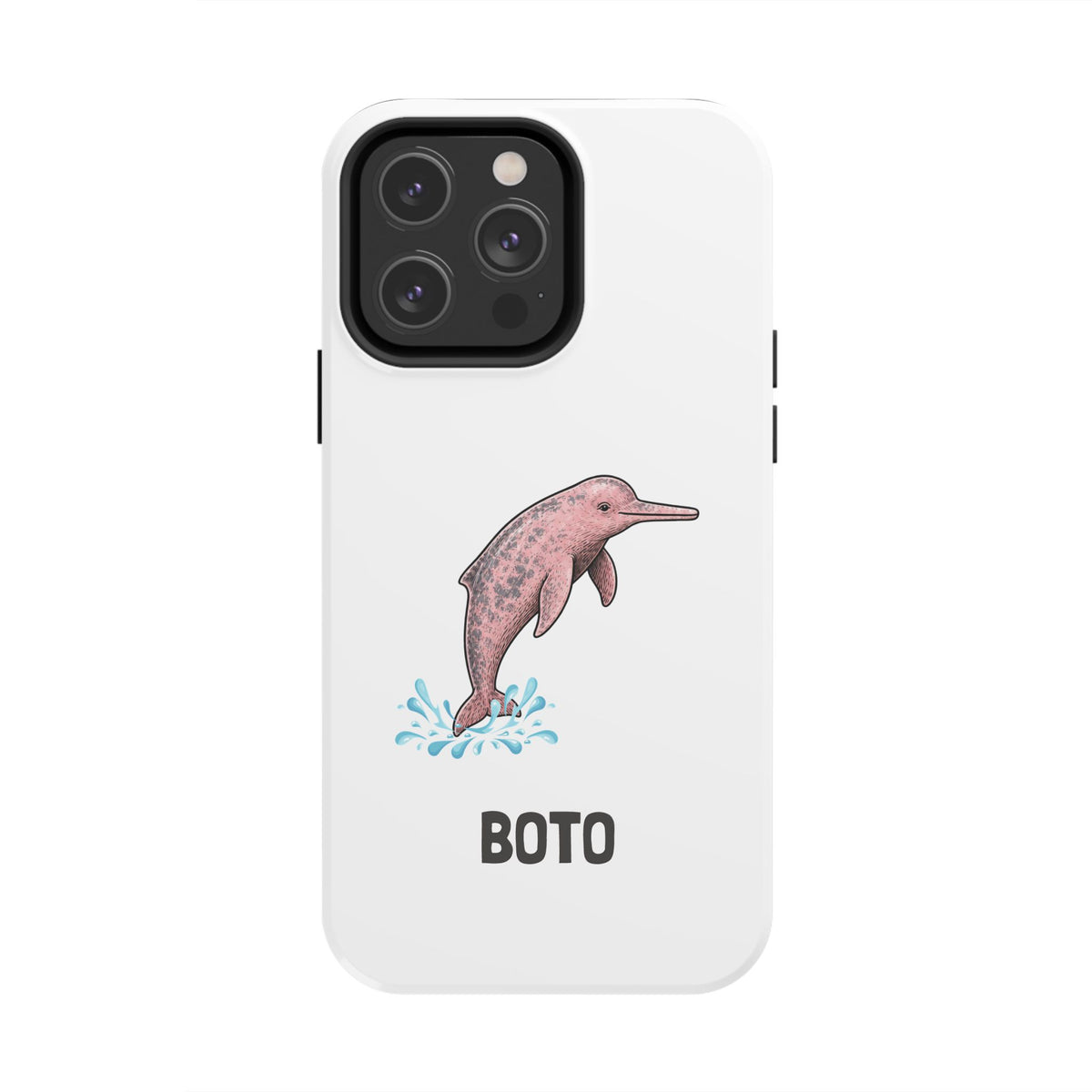 Pink Amazon River Dolphin (BOTO) Protective Phone Cover