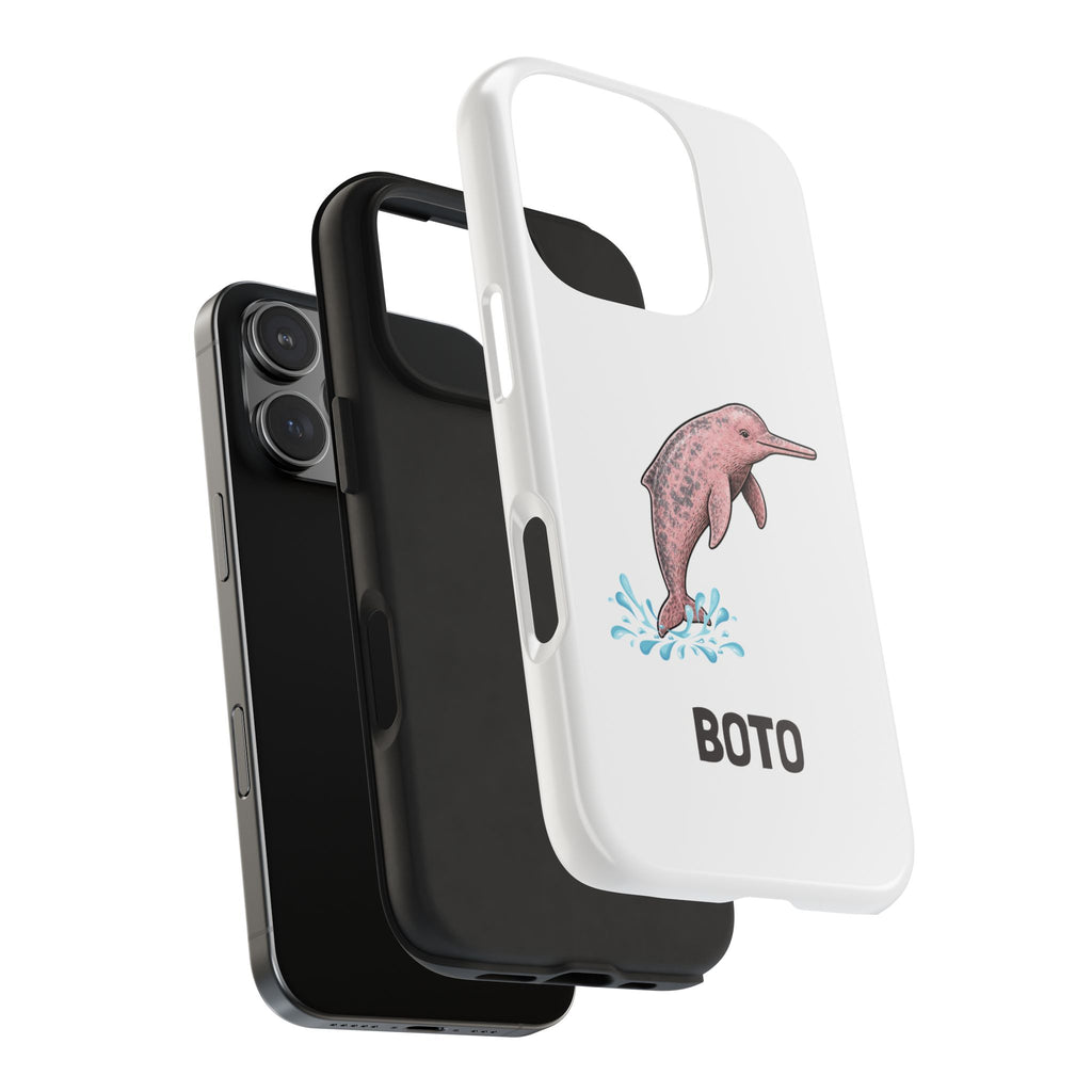 Pink Amazon River Dolphin (BOTO) Protective Phone Cover