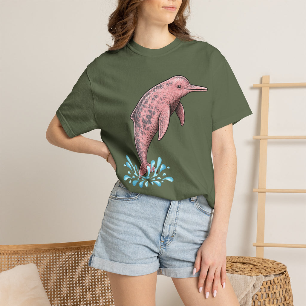 Amazon River Dolphin Unisex Garment-Dyed Comfort Colors T-shirt