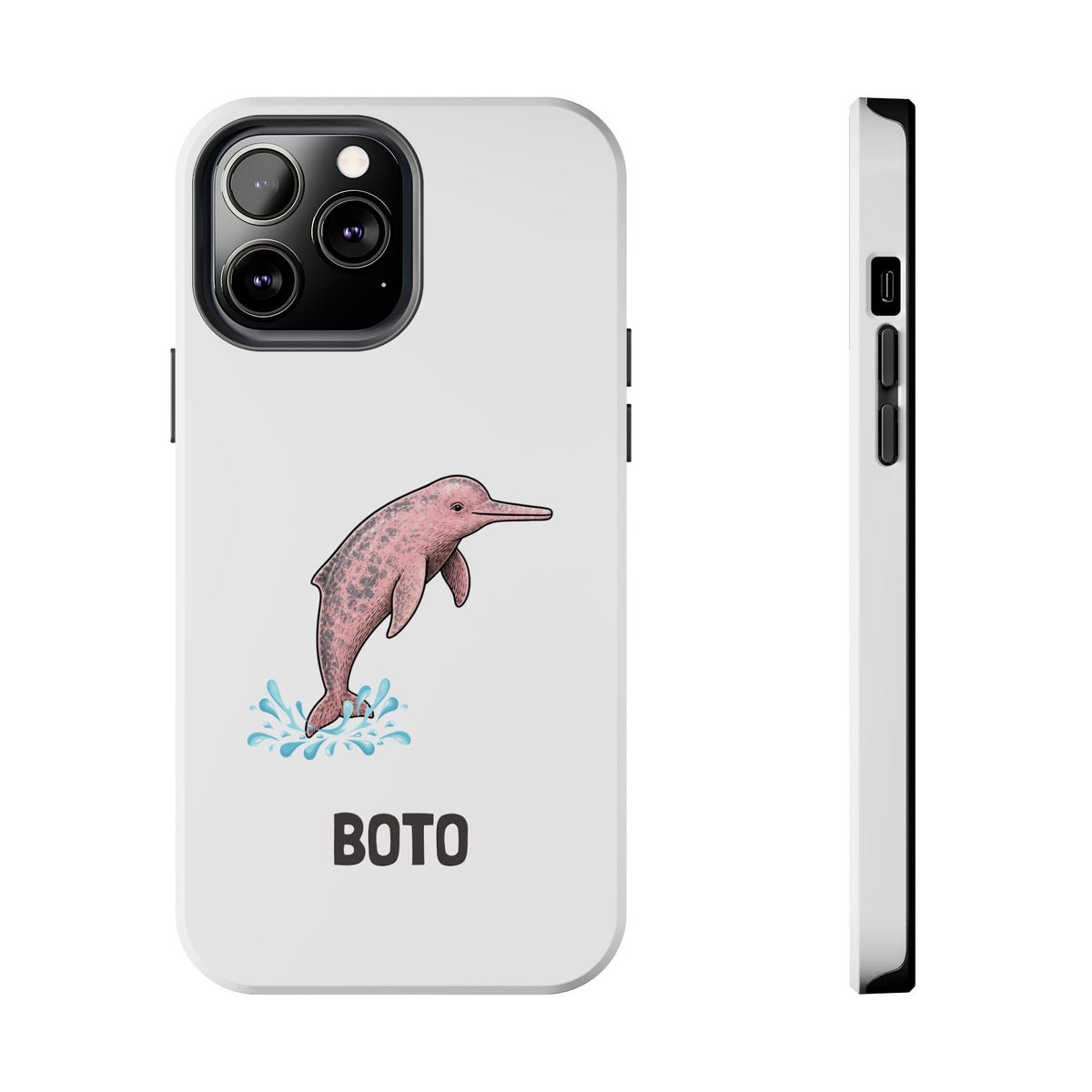 Pink Amazon River Dolphin (BOTO) Protective Phone Cover