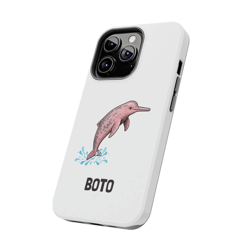 Pink Amazon River Dolphin (BOTO) Protective Phone Cover