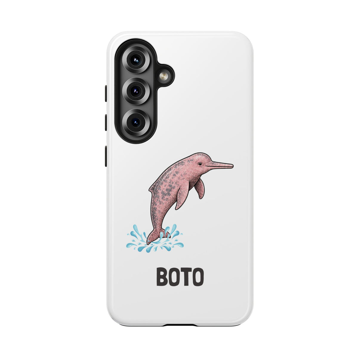 Pink Amazon River Dolphin (BOTO) Protective Phone Cover
