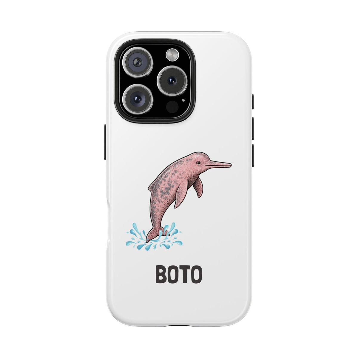 Pink Amazon River Dolphin (BOTO) Protective Phone Cover