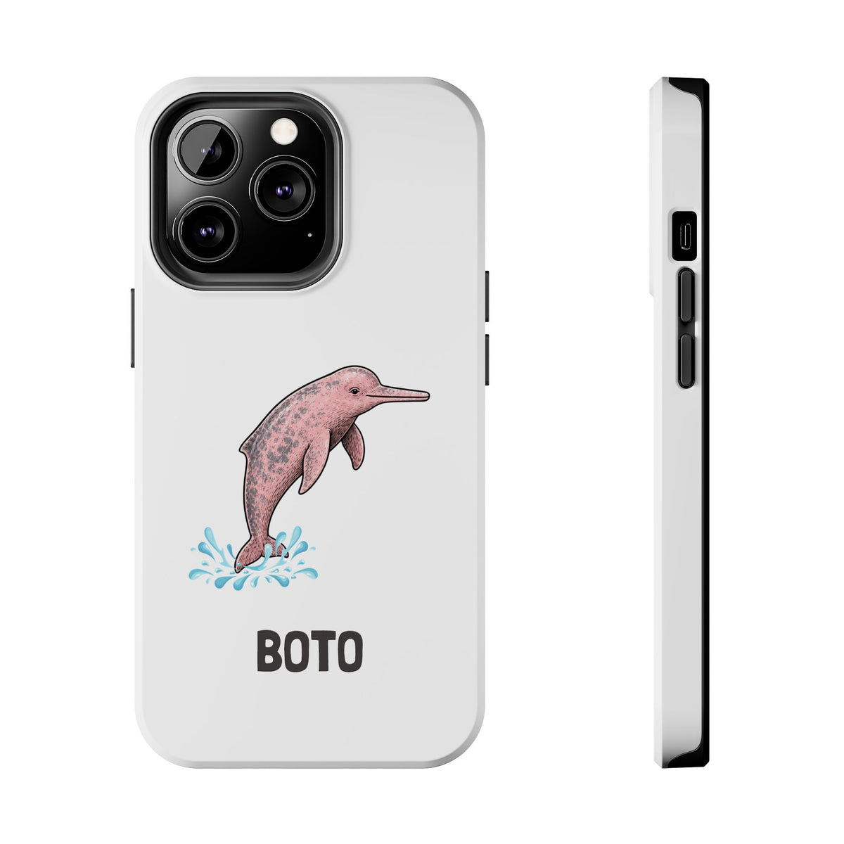 Pink Amazon River Dolphin (BOTO) Protective Phone Cover