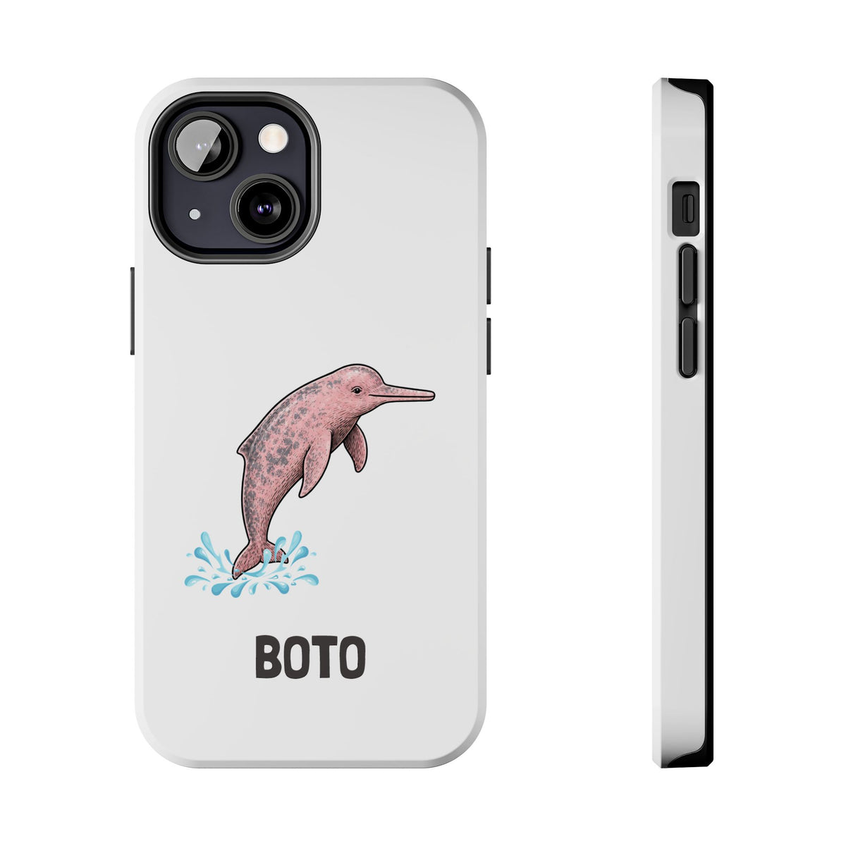 Pink Amazon River Dolphin (BOTO) Protective Phone Cover