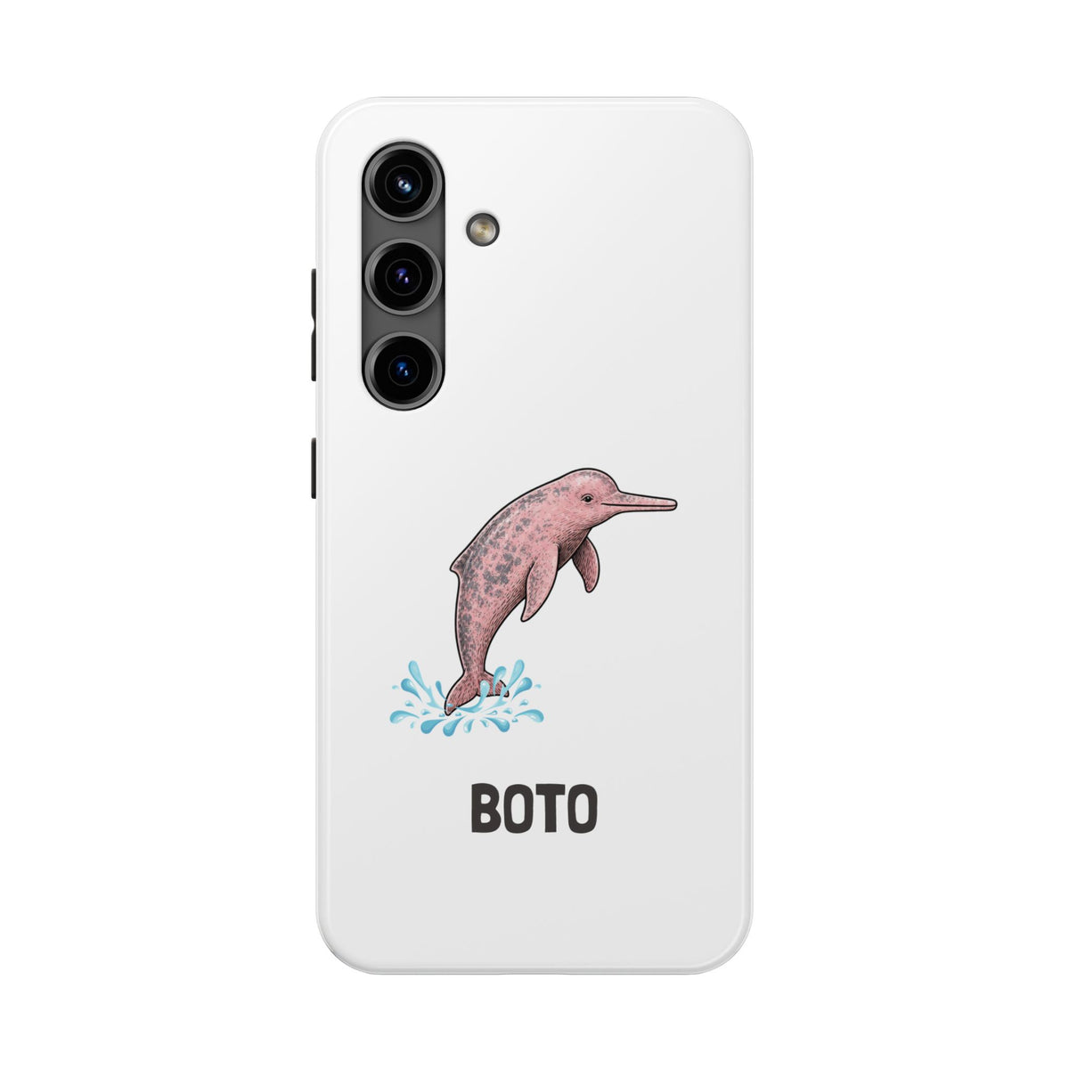 Pink Amazon River Dolphin (BOTO) Protective Phone Cover