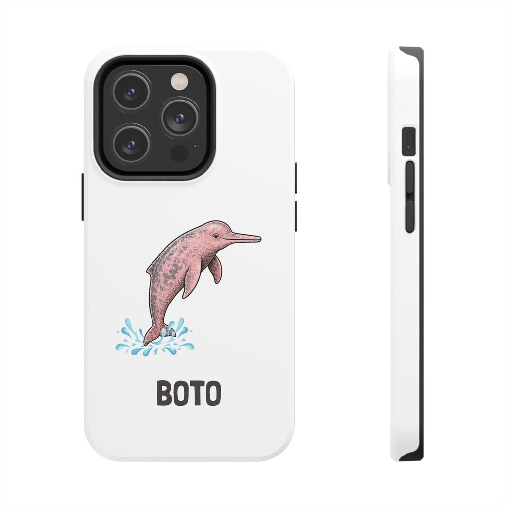 Pink Amazon River Dolphin (BOTO) Protective Phone Cover