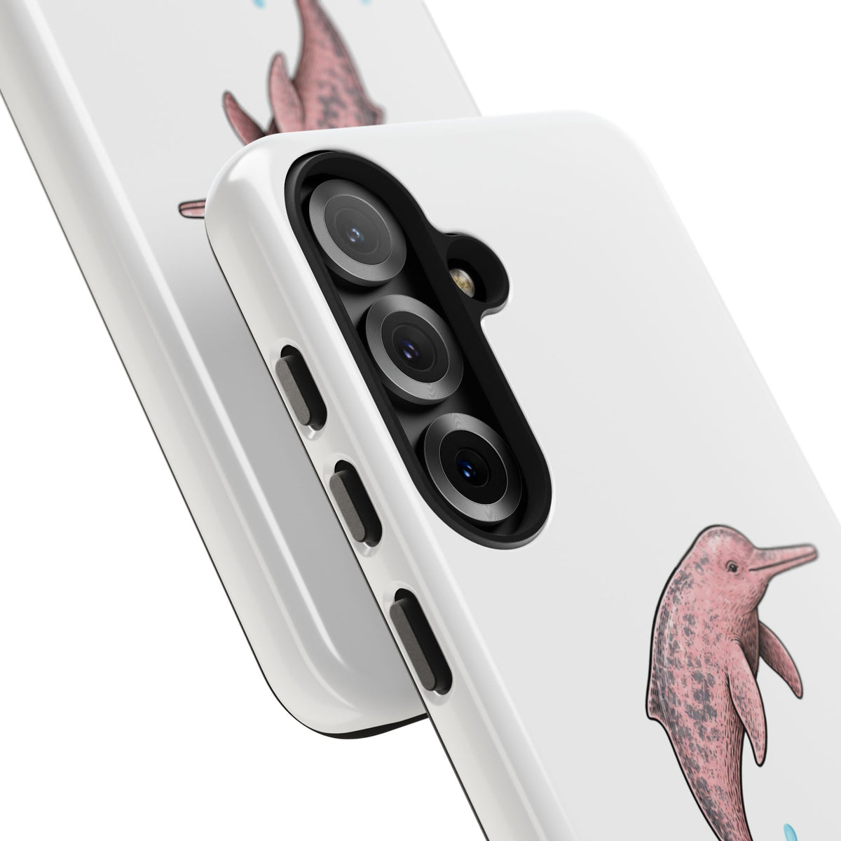 Pink Amazon River Dolphin (BOTO) Protective Phone Cover
