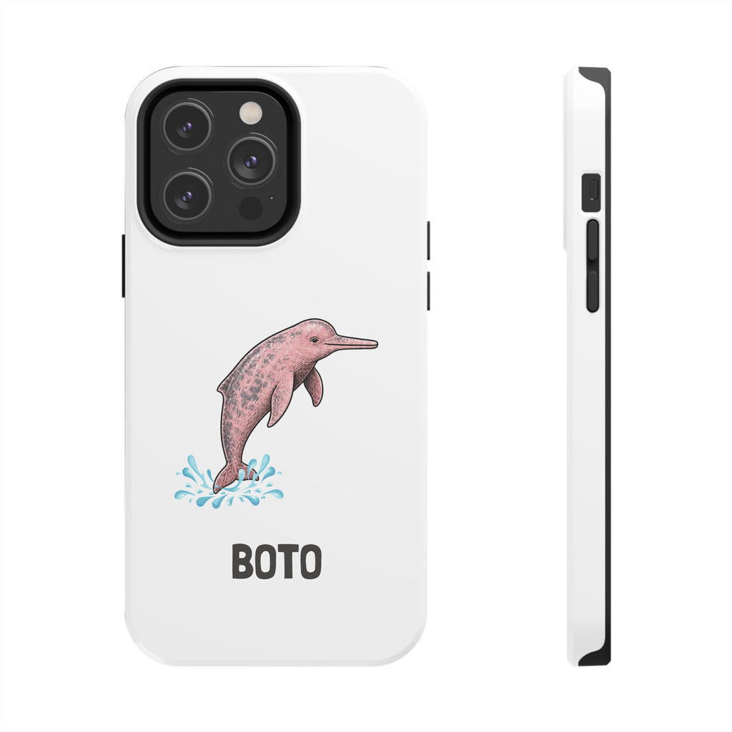 Pink Amazon River Dolphin (BOTO) Protective Phone Cover