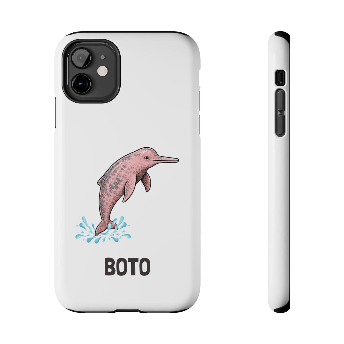 Pink Amazon River Dolphin (BOTO) Protective Phone Cover