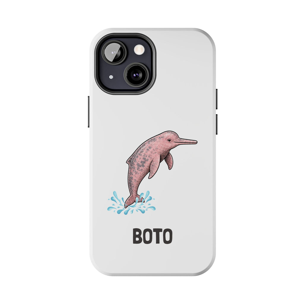 Pink Amazon River Dolphin (BOTO) Protective Phone Cover