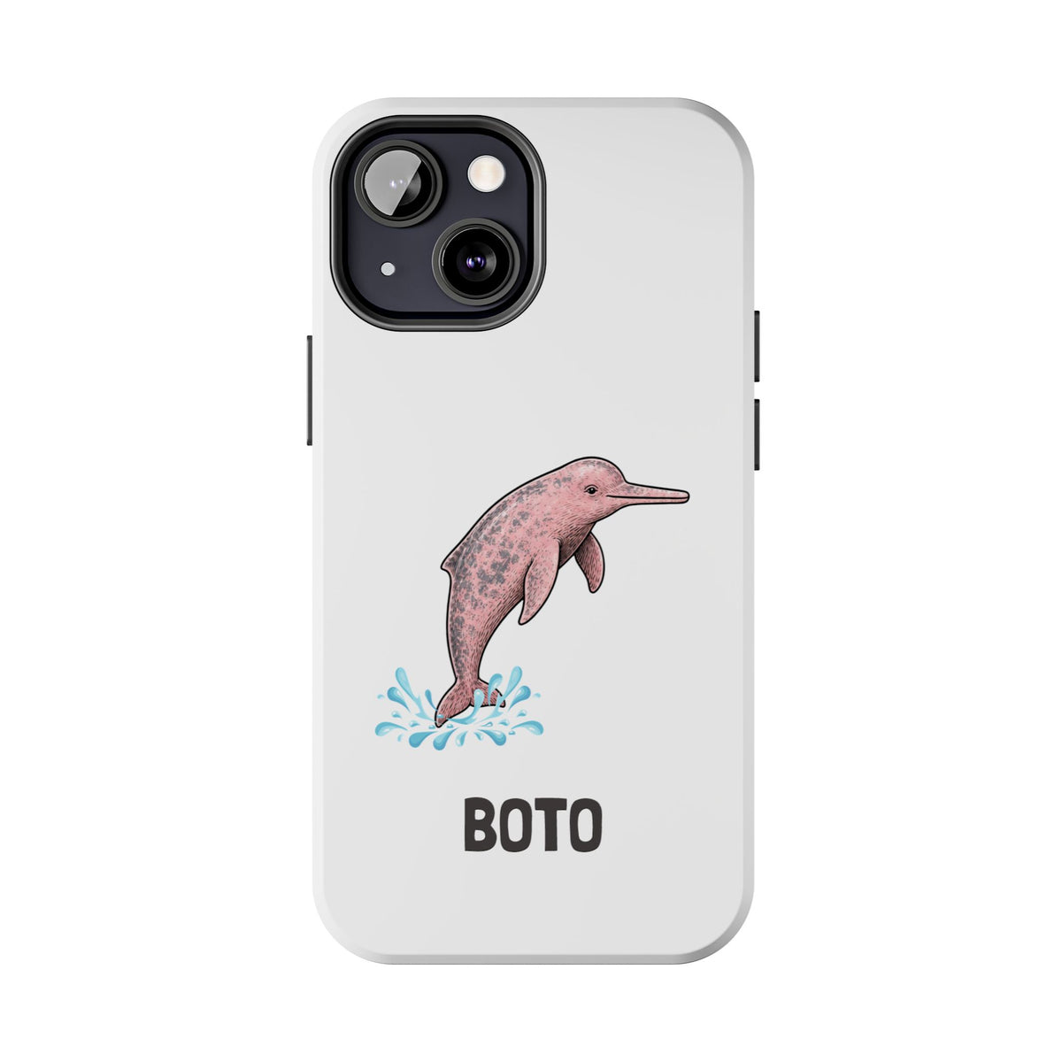 Pink Amazon River Dolphin (BOTO) Protective Phone Cover
