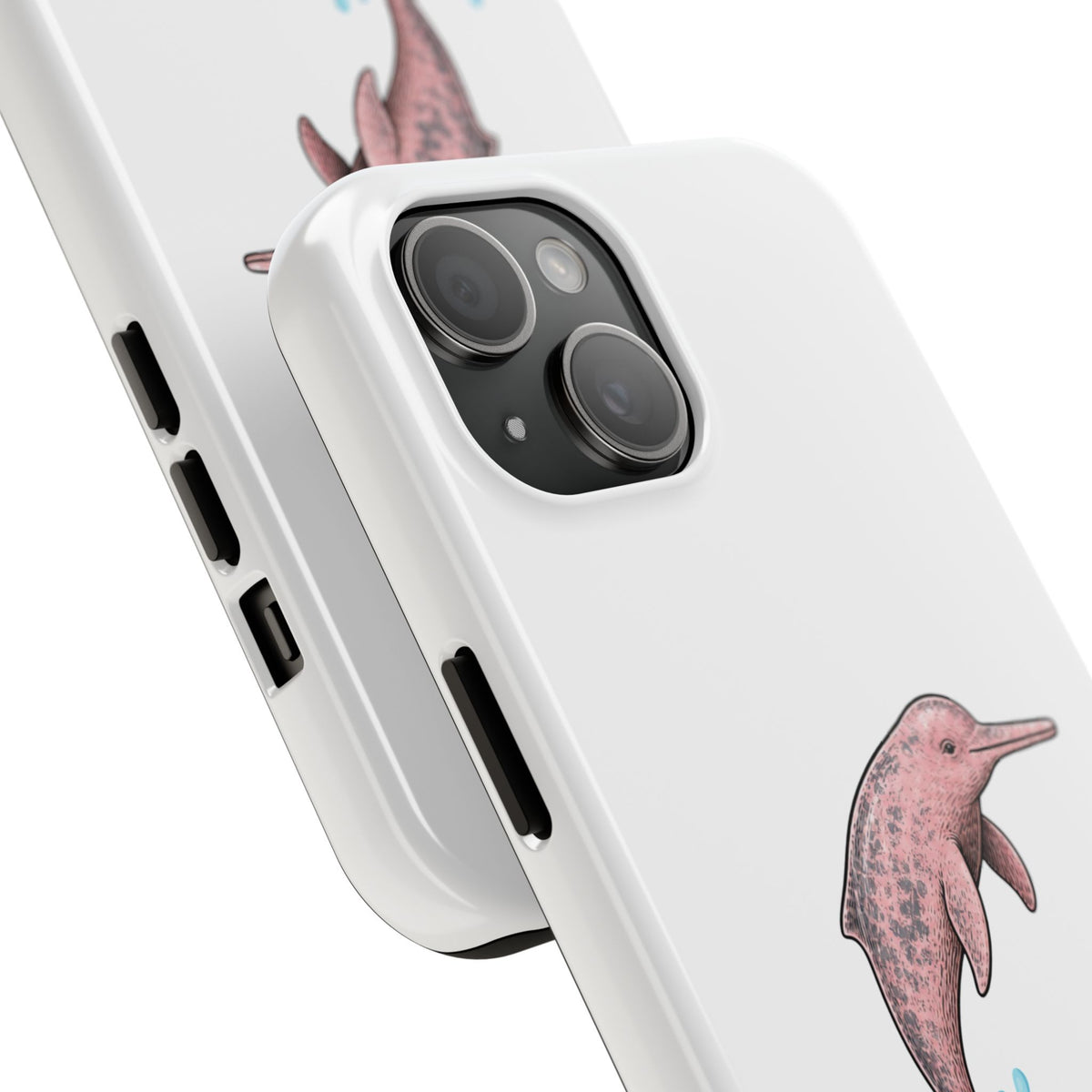 Pink Amazon River Dolphin (BOTO) Protective Phone Cover