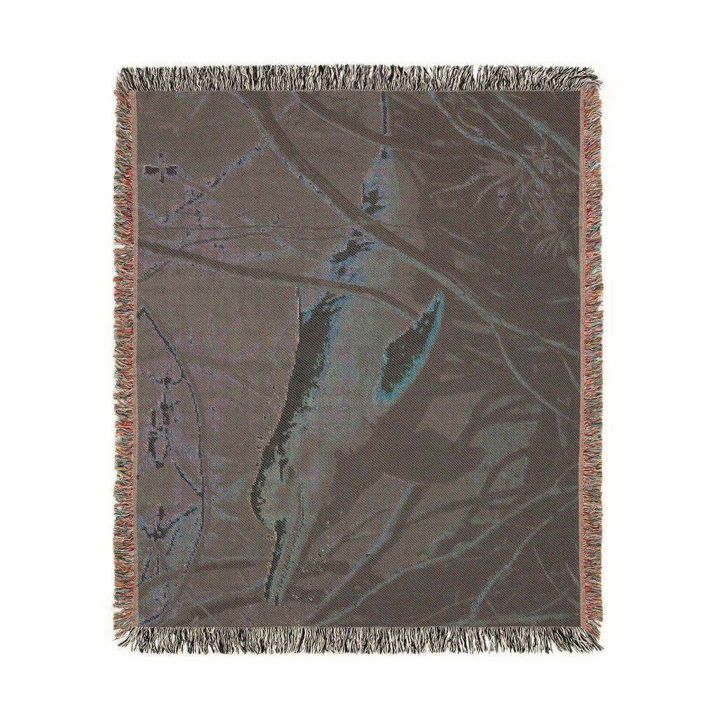 Woven Blanket — Amazon River Dolphin Throw Blanket