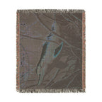 Woven Blanket — Amazon River Dolphin Throw Blanket