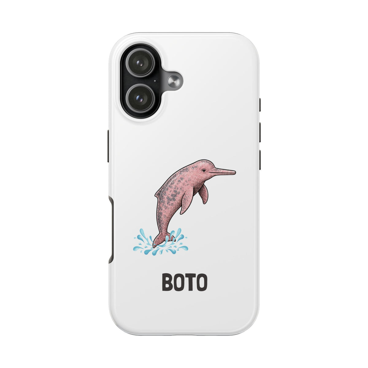 Pink Amazon River Dolphin (BOTO) Protective Phone Cover