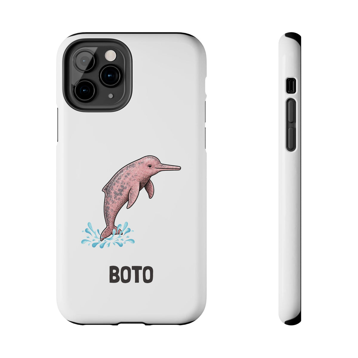 Pink Amazon River Dolphin (BOTO) Protective Phone Cover
