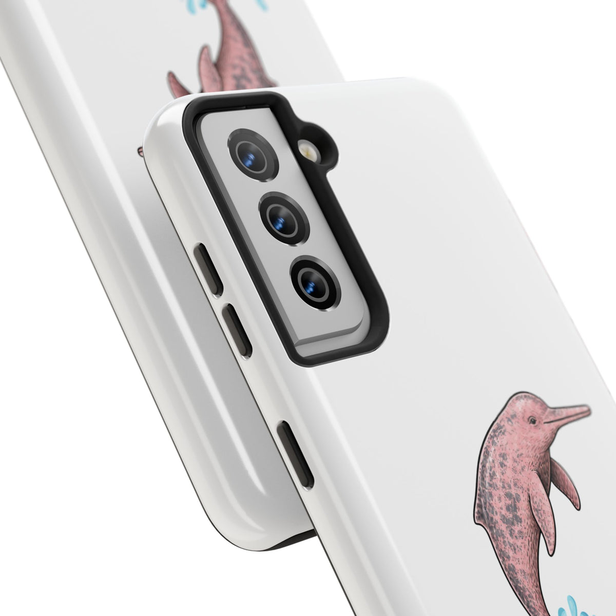 Pink Amazon River Dolphin (BOTO) Protective Phone Cover