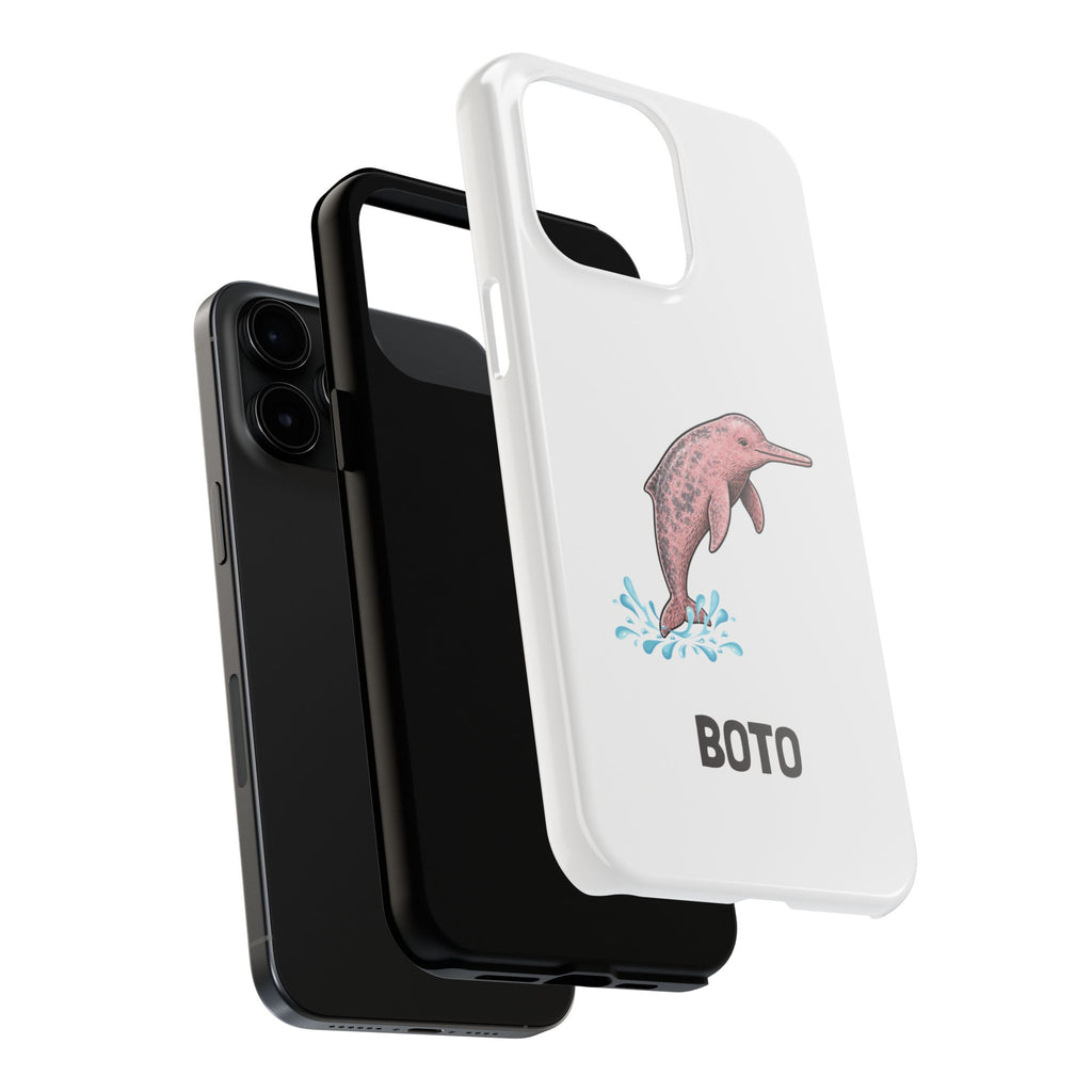 Pink Amazon River Dolphin (BOTO) Protective Phone Cover