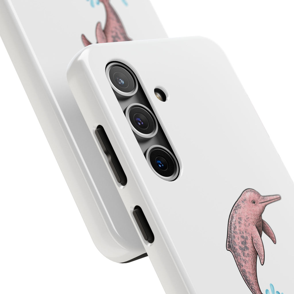 Pink Amazon River Dolphin (BOTO) Protective Phone Cover