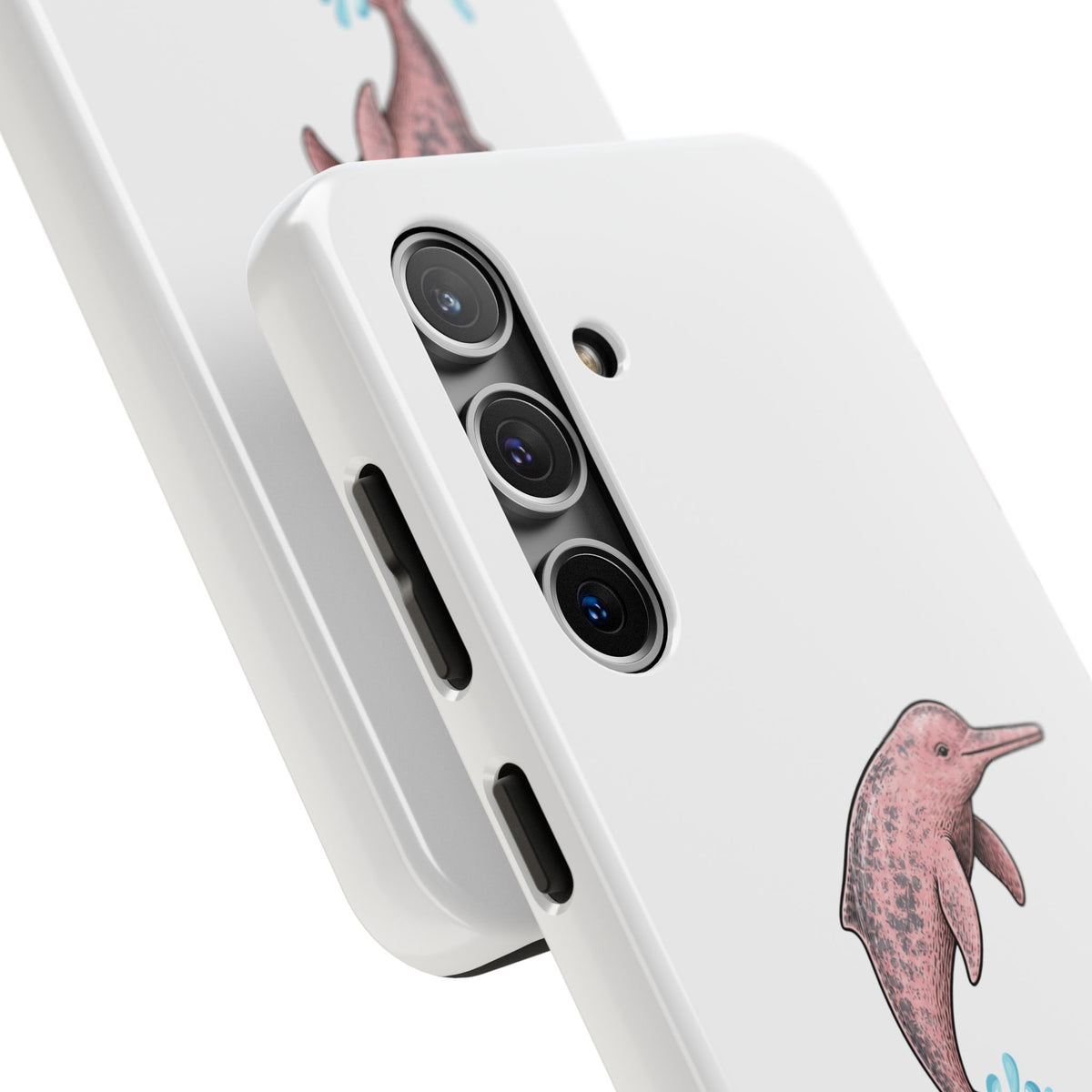 Pink Amazon River Dolphin (BOTO) Protective Phone Cover