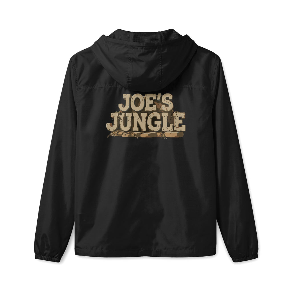 Jungle Initials Lightweight Quarter-Zip Windbreaker Jacket