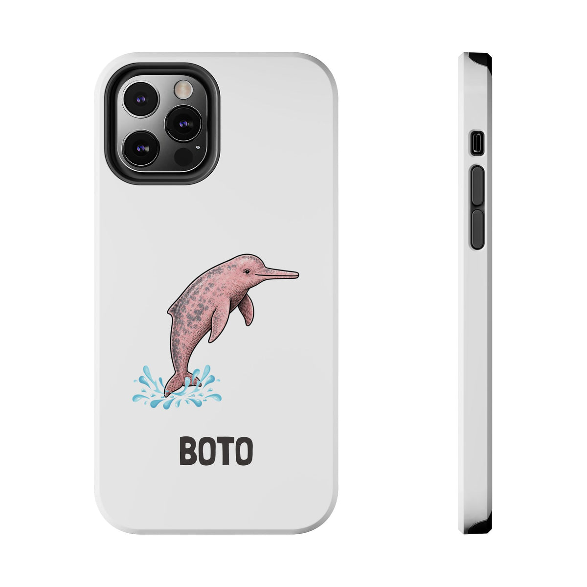 Pink Amazon River Dolphin (BOTO) Protective Phone Cover