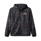 Jungle Initials Lightweight Quarter-Zip Windbreaker Jacket