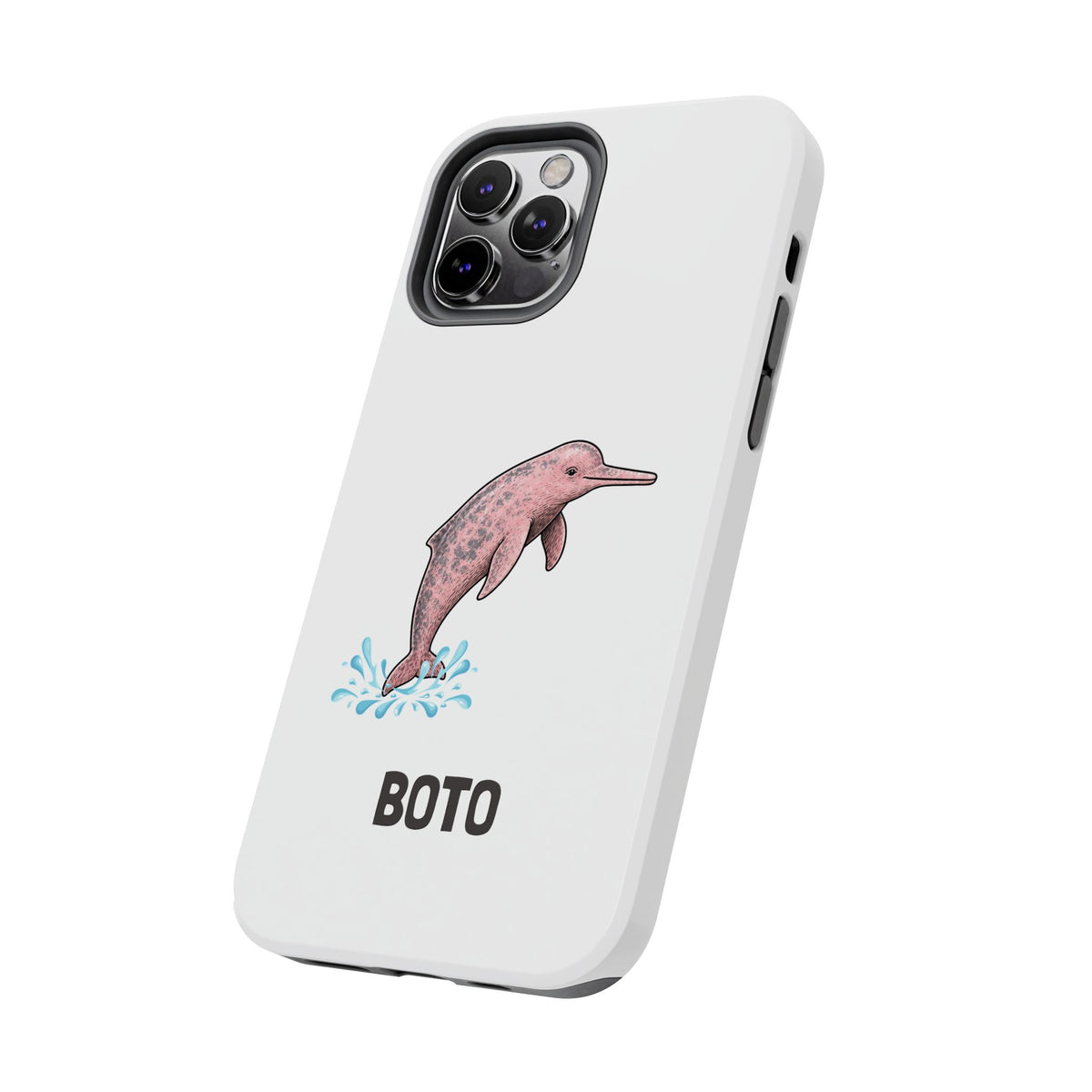 Pink Amazon River Dolphin (BOTO) Protective Phone Cover
