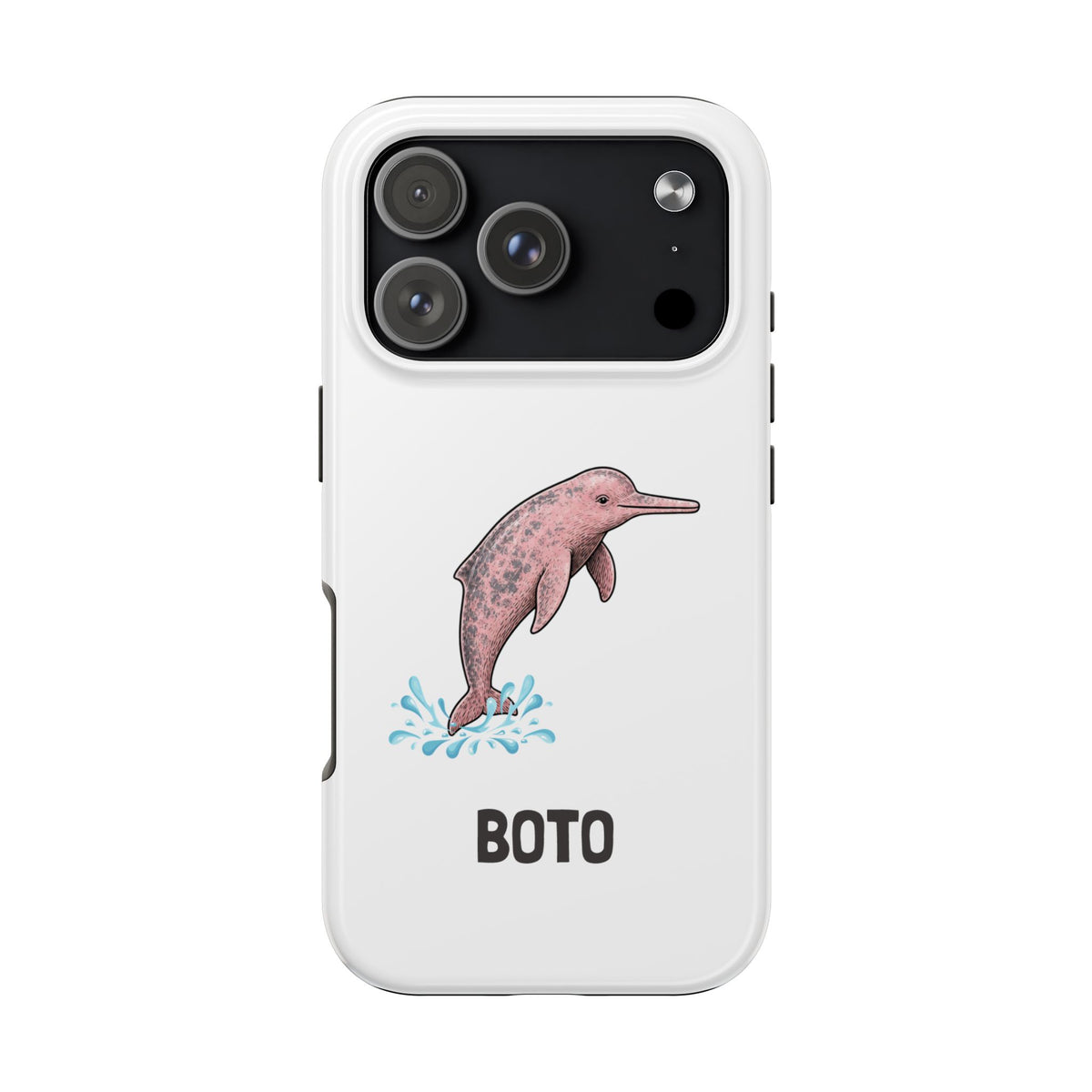 Pink Amazon River Dolphin (BOTO) Protective Phone Cover