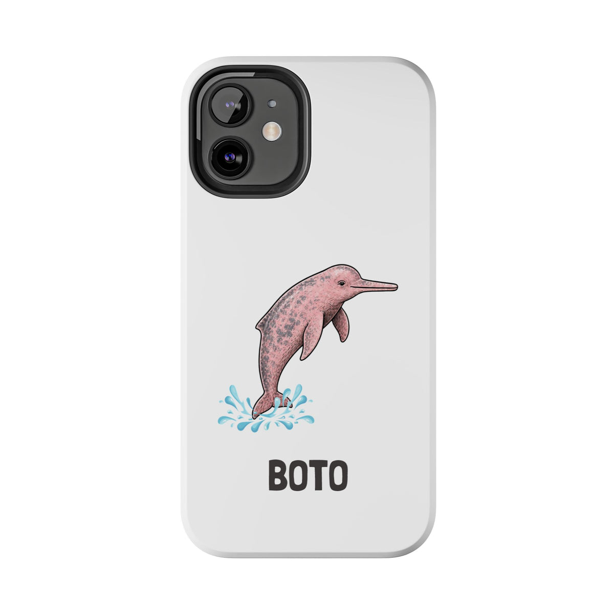 Pink Amazon River Dolphin (BOTO) Protective Phone Cover