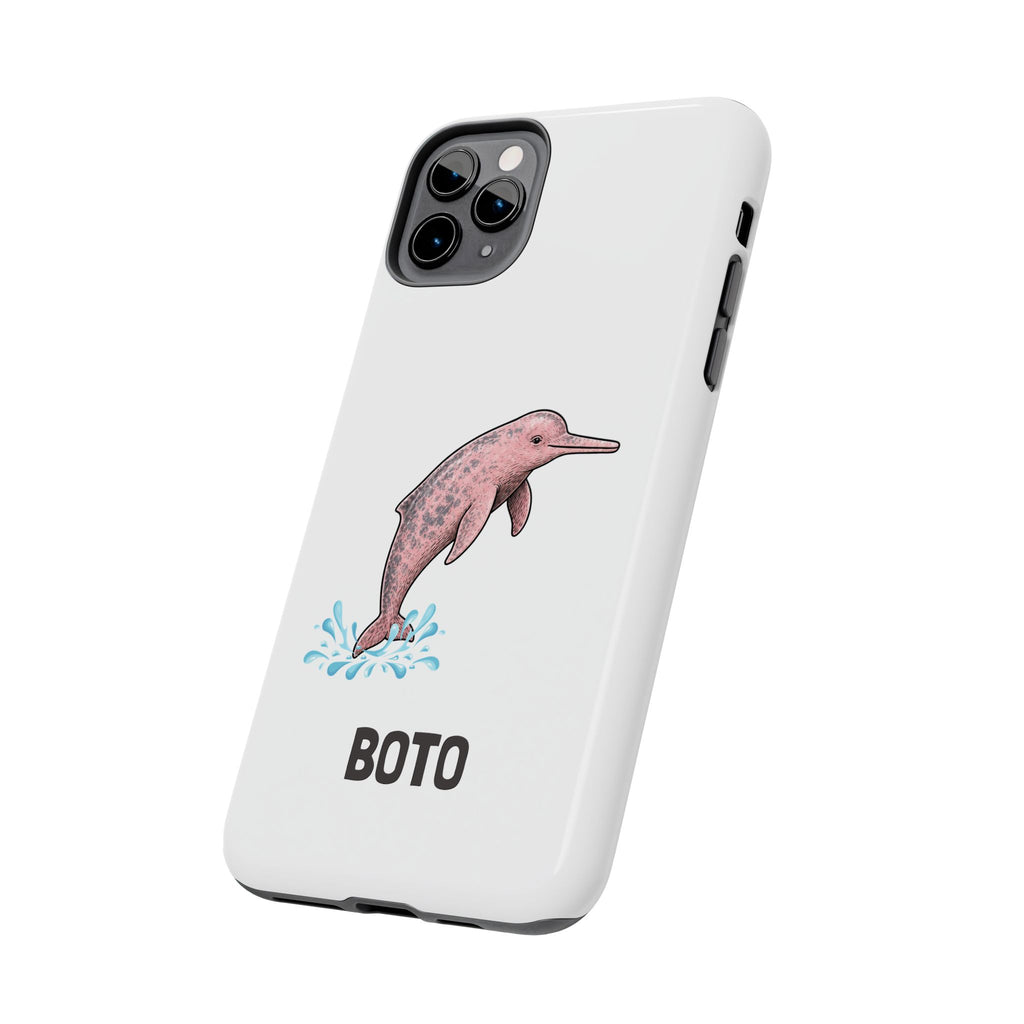 Pink Amazon River Dolphin (BOTO) Protective Phone Cover