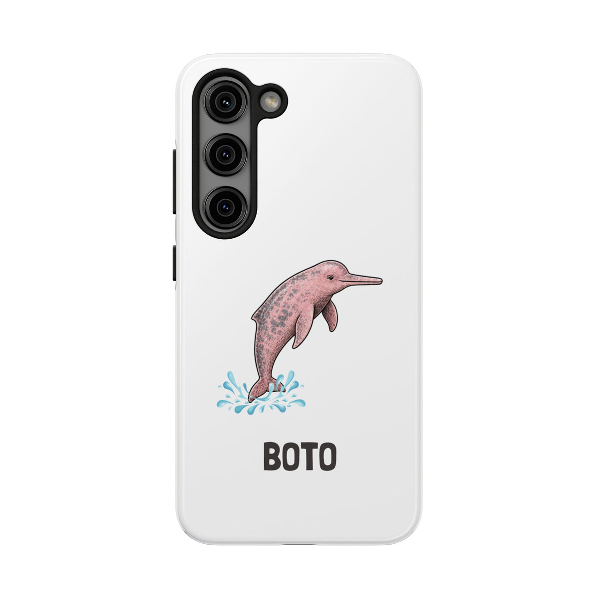 Pink Amazon River Dolphin (BOTO) Protective Phone Cover