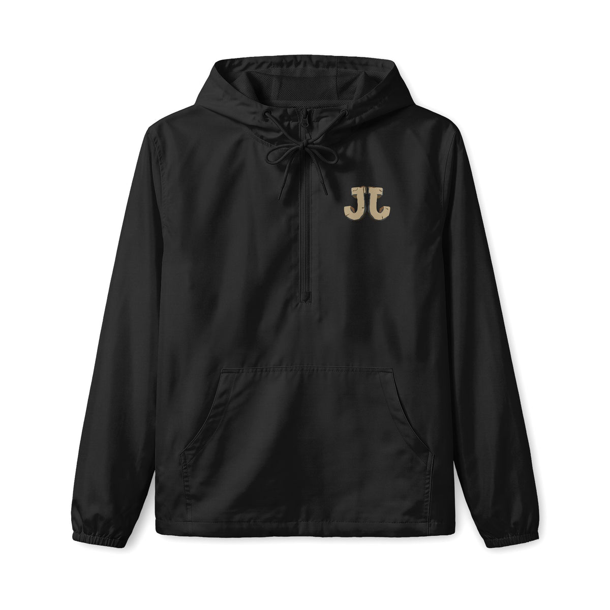 Jungle Initials Lightweight Quarter-Zip Windbreaker Jacket