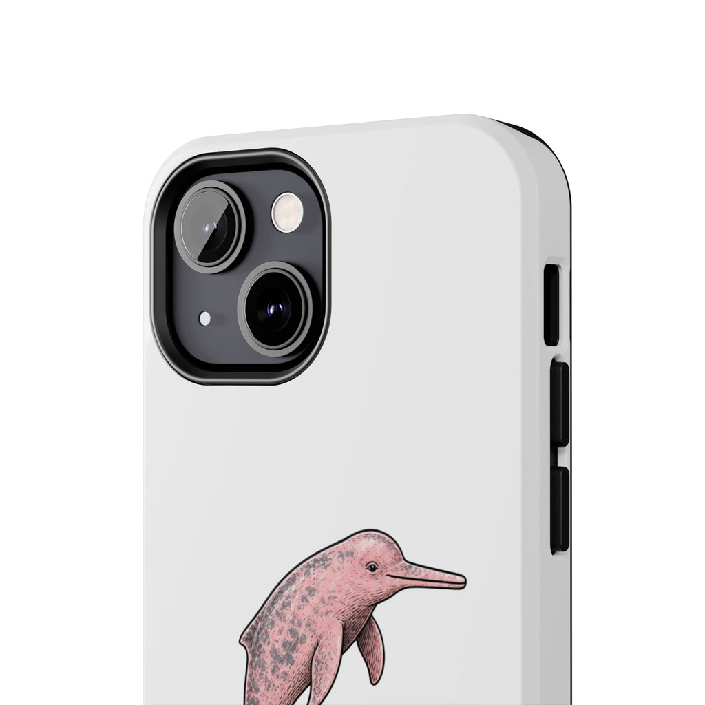 Pink Amazon River Dolphin (BOTO) Protective Phone Cover