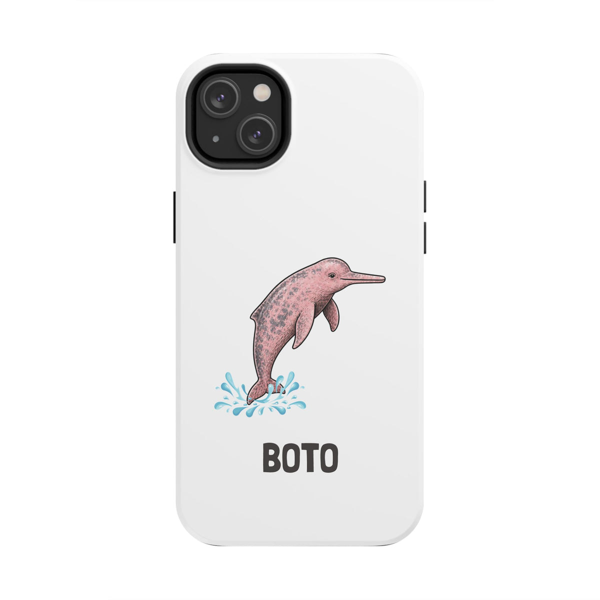 Pink Amazon River Dolphin (BOTO) Protective Phone Cover