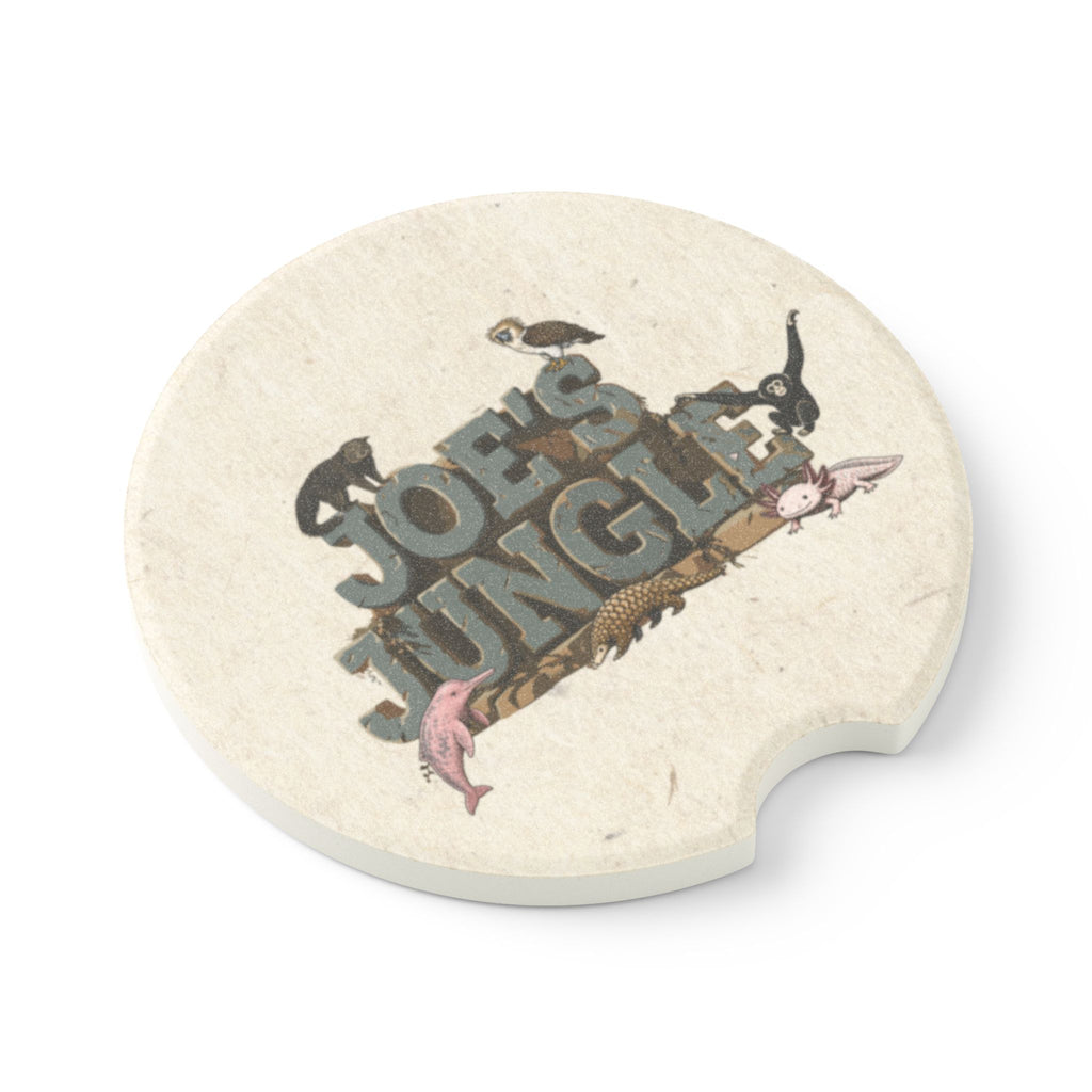 Joe's Jungle Soapstone Car Cupholder Coaster